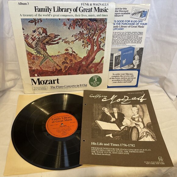 The Piano Concerto In B Flat Funk & Wagnalls Family Library Of Great Music Album - Picture 2 of 12